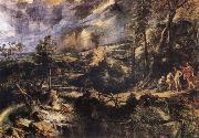Peter Paul Rubens Stormy Landscape with Philemon und Baucis china oil painting artist